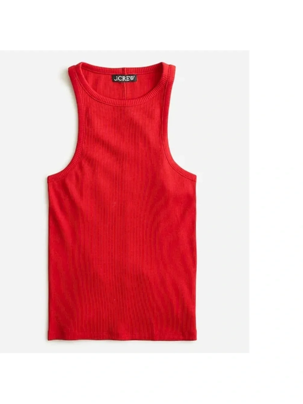 J.Crew New Favorite Tank Top in Vintage Rib - Red